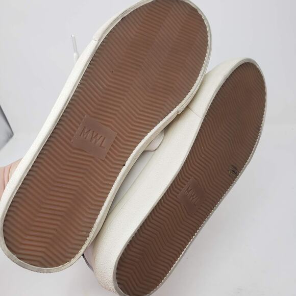 Madewell Leather and Fur Trim Sneaker - 5 - Picture 8 of 8